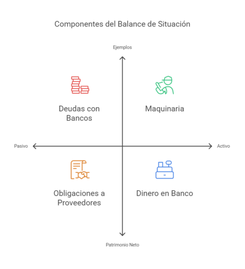 Componentes del balance de situación.