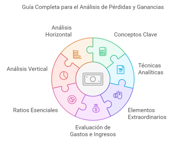 Guía completa para el análisis de la cuenta de pérdidas y ganancias.