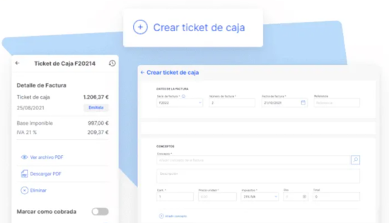 Puedes crear facturas simplificadas de manera rápida con Billin.