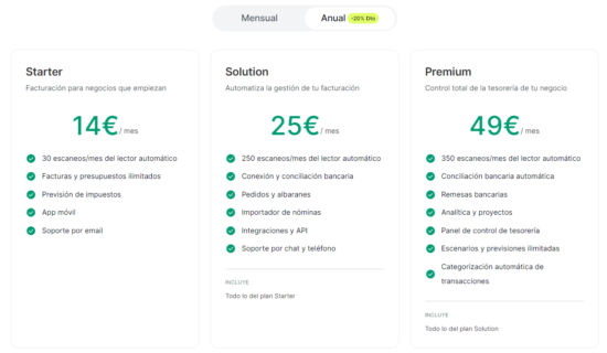 Elige el plan de precios que más se adapte a tus necesidades.