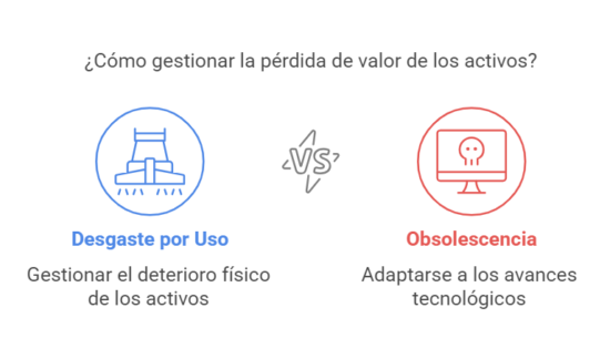 Motivos de la pérdida de valor contable de los activos.