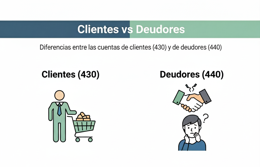 Clientes vs Deudores
